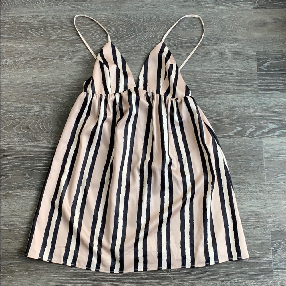 Neutral Stripe Dress